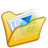 Folder yellow mypictures Icon